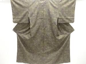 花唐草模様織り出し本場泥大島紬着物（5マルキ）